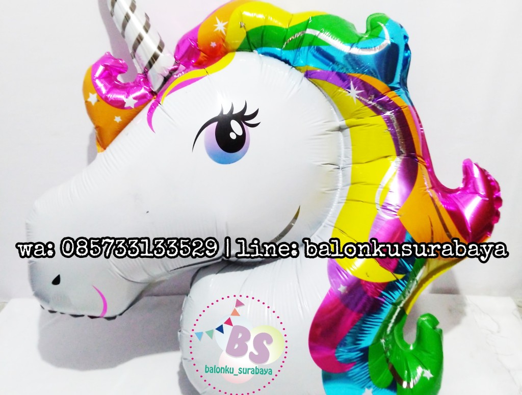  Balon  Karakter unicorn little pony Kuda  Poni  Balonku 